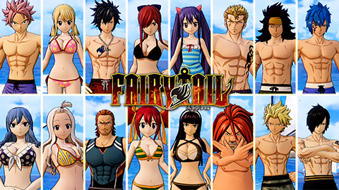 FAIRY TAIL: Ensemble de costumes pour 16 personnages jouables : Dernière  saison de l'anime